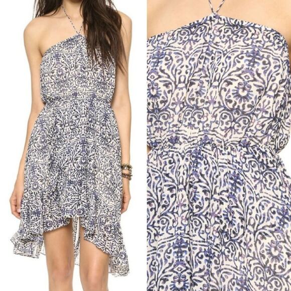 Free People Tea Combo Brocade Damask Dress - Picture 5 of 6